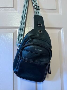 Latmap Crossbody Sling Bag PU LEATHER